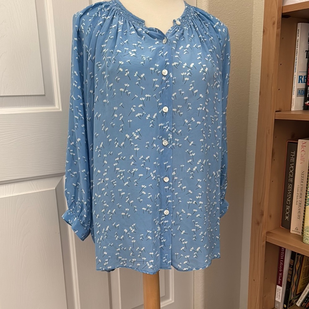 Creme Fraiche Silk Blouse